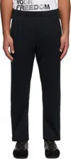 Black Comme Des Garçons Black Jersey Sweatpants In Black