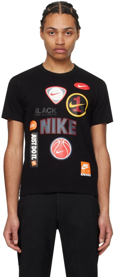 Black Comme Des Garçons Black Nike Edition T-shirt