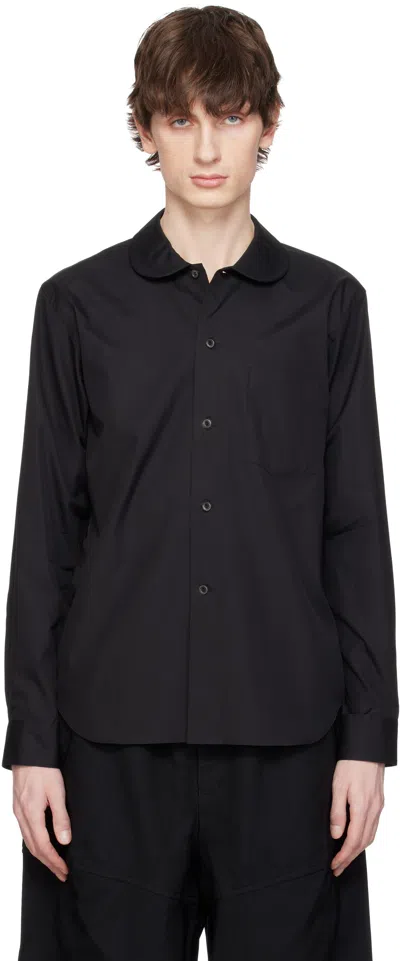 Black Comme Des Garçons Black Peter Pan Collar Shirt In 1 Black