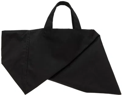 Black Comme Des Garçons Black Small Folded Tote In 1 Black
