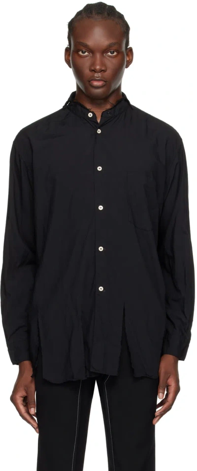 Black Comme Des Garçons Black Vented Shirt