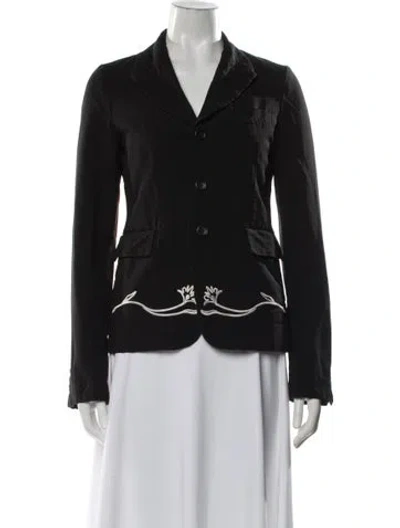 Pre-owned Black Comme Des Garçons Blazer In Black