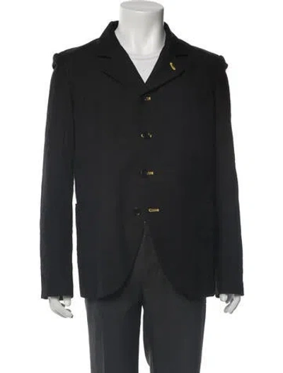 Pre-owned Black Comme Des Garçons Blazer In Gray