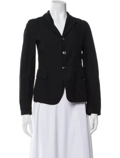 Pre-owned Black Comme Des Garçons Blazer In Gray