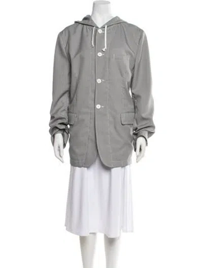 Pre-owned Black Comme Des Garçons Blazer In Gray