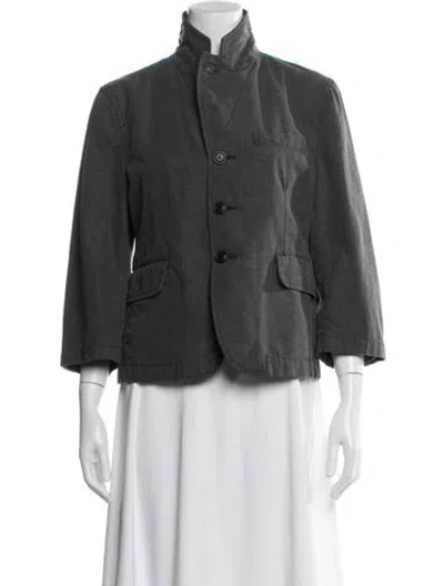Pre-owned Black Comme Des Garçons Blazer In Gray