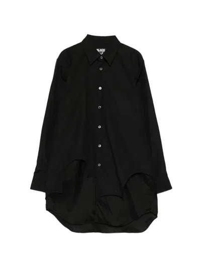 Black Comme Des Garçons Chest-pocket Shirt In Black