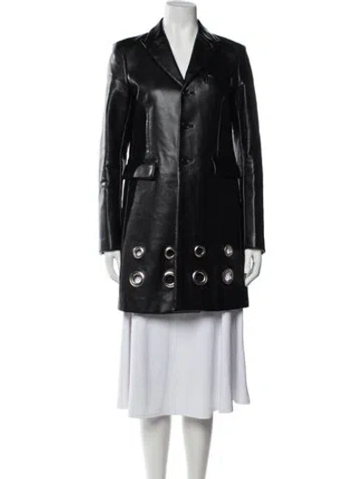Pre-owned Black Comme Des Garçons Coat In Black
