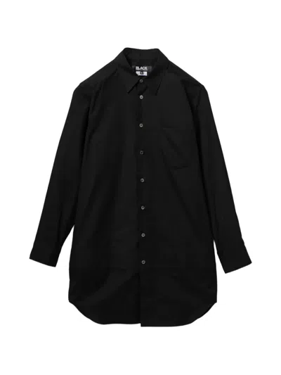 Black Comme Des Garçons Cotton Shirt In Black