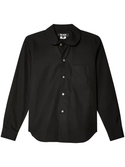 Black Comme Des Garçons Cotton Shirt In Black