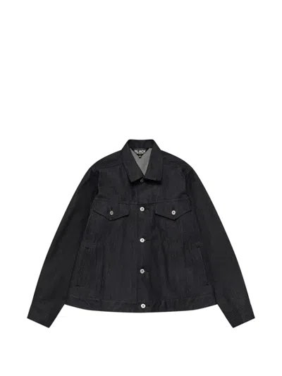 Black Comme Des Garçons Denim Jacket In Black