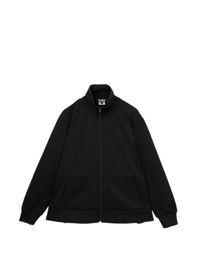 Black Comme Des Garçons Ester Zip-up Tract Jacket In Black