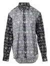 Black Comme Des Garçons Filip Pagowski Graphic-print Shirt In Black