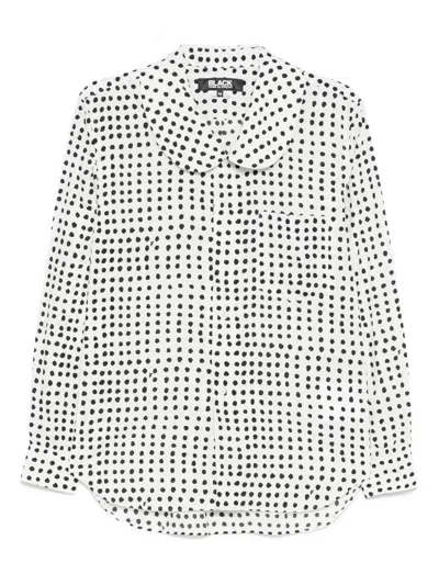 BLACK COMME DES GARÇONS FILIP PAGOWSKI STRIPED SHIRT