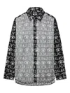 Black Comme Des Garçons Graphic-motif Shirt In Black