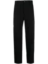 BLACK COMME DES GARÇONS HIGH-WAIST TAILORED TROUSERS