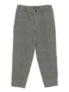 Black Comme Des Garçons Houndstooth Trousers In Black