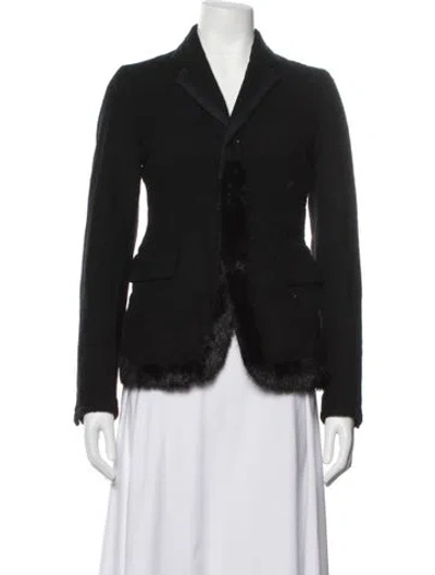 Pre-owned Black Comme Des Garçons Jacket In Black