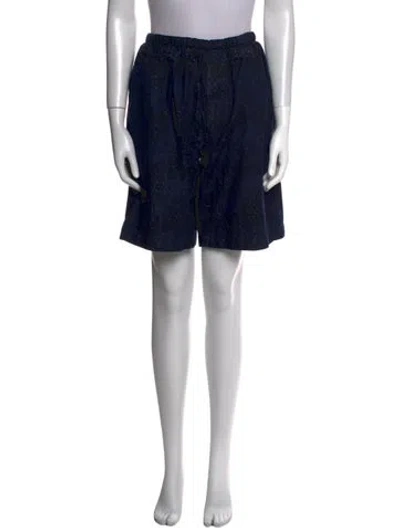 Pre-owned Black Comme Des Garçons Knee-length Shorts In Blue
