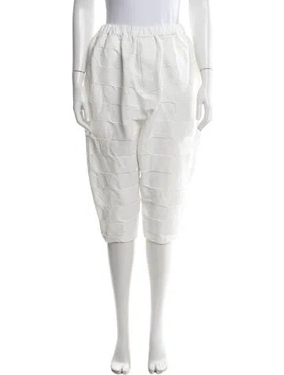 Pre-owned Black Comme Des Garçons Knee-length Shorts In White