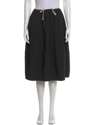 Pre-owned Black Comme Des Garçons Knee-length Skirt In Blue