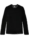 Black Comme Des Garçons Knitted Jumper In 黑色
