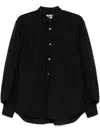 Black Comme Des Garçons Long-sleeved Shirt In Black