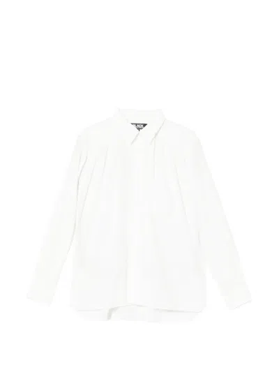 Black Comme Des Garçons Long-sleeve Shirt In White