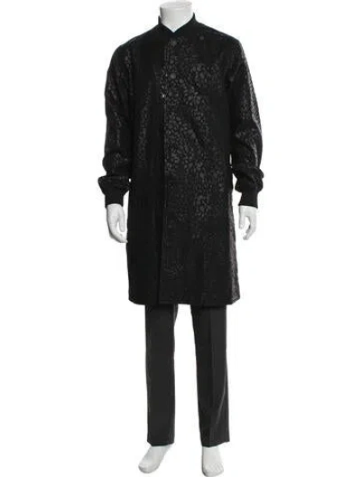 Pre-owned Black Comme Des Garçons Overcoat W/ Tags In Black
