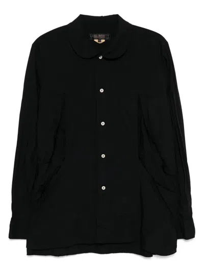 Black Comme Des Garçons Panelled Shirt In Black