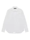 Black Comme Des Garçons Peter-pan Collar Shirt In White