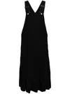 Black Comme Des Garçons Pleated Dress In Black