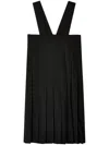 Black Comme Des Garçons Pleated Shirt In Black