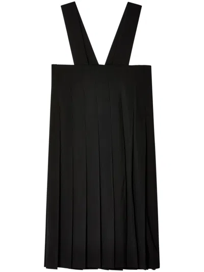 Black Comme Des Garçons Pleated Shirt In Black
