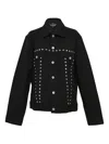 Black Comme Des Garçons Rockstud-embellished Jacket In Black