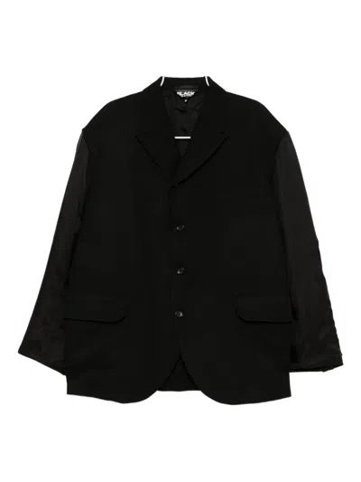 Black Comme Des Garçons Single-breasted Blazer In Black