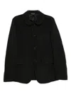 Black Comme Des Garçons Single-breasted Jacket In Black