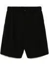 Black Comme Des Garçons Tailored Shorts In Schwarz