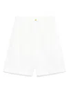 Black Comme Des Garçons Washed Shorts In White