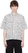 Black Comme Des Garçons Filip Pagowski Polka-dot Shirt In 1 White/black