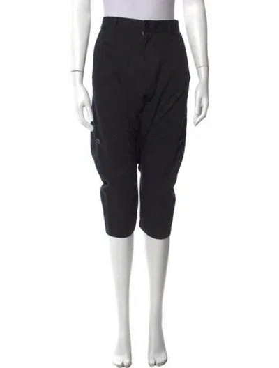 Pre-owned Black Comme Des Garçons Wide Leg Pants In Black