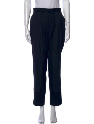 Pre-owned Black Comme Des Garçons Wide Leg Pants In Black