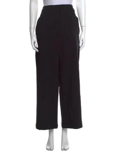 Pre-owned Black Comme Des Garçons Wide Leg Pants In Black