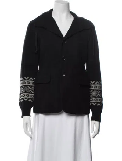 Pre-owned Black Comme Des Garçons Wool In Black