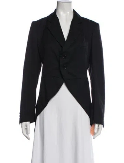 Pre-owned Black Comme Des Garçons Wool Blazer W/ Tags In Black