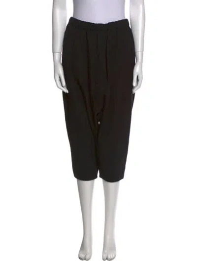 Pre-owned Black Comme Des Garçons Wool Knee-length Shorts In Black