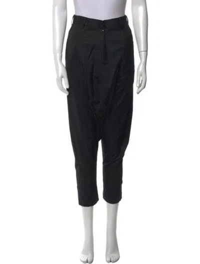 Pre-owned Black Comme Des Garçons Wool Skinny Leg Pants In Blue