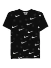 Black Comme Des Garçons X Nike Printed T-shirt