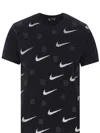 Black Comme Des Garçons Black Nike Edition Regular Fit T-shirt In Black