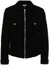 Black Comme Des Garçons Zip-up Jacket In Black